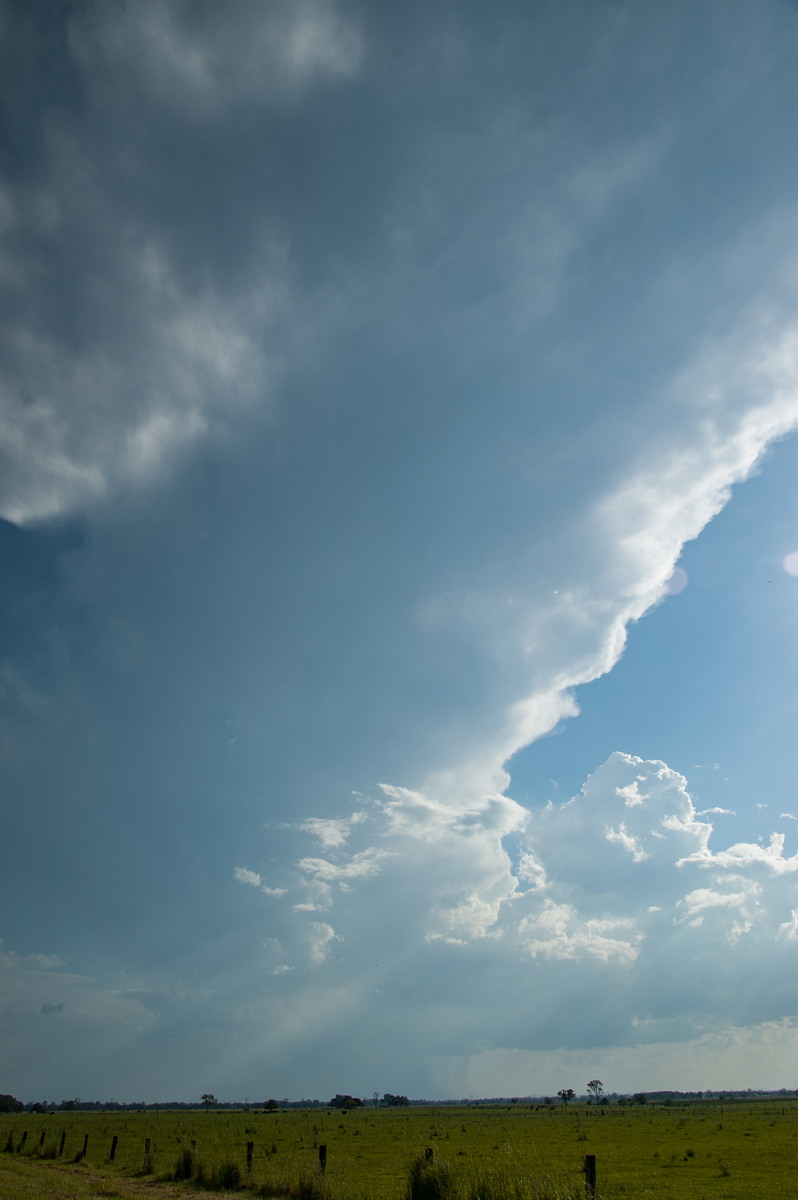 anvil thunderstorm_anvils : McKees Hill, NSW   10 December 2008