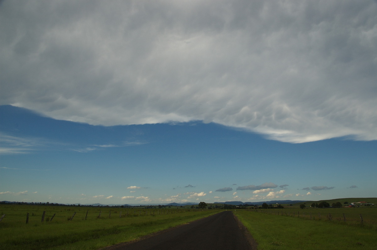 anvil thunderstorm_anvils : N of Casino, NSW   18 December 2008