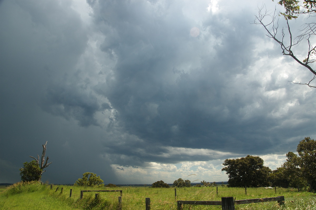 cumulonimbus thunderstorm_base : McKees Hill, NSW   30 December 2008