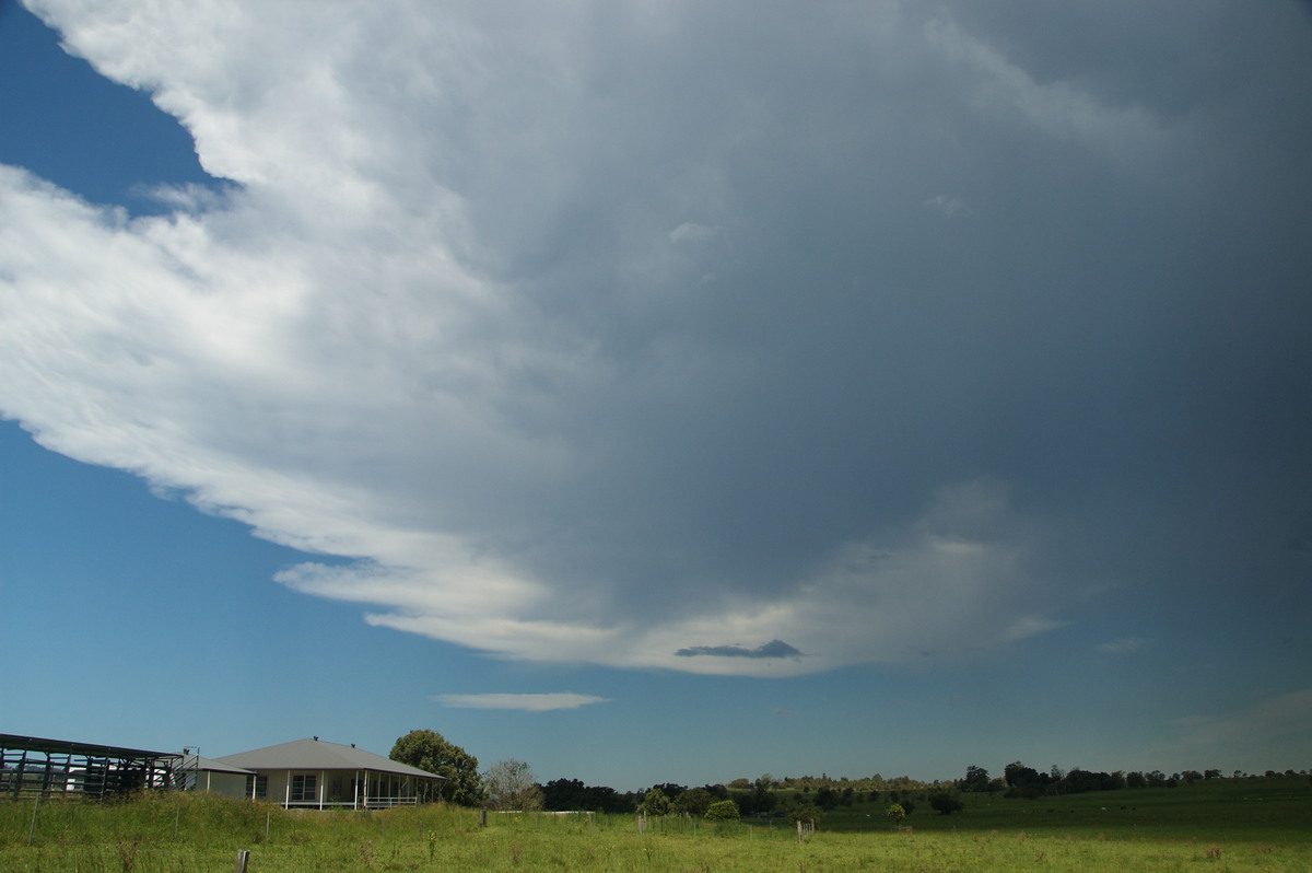 anvil thunderstorm_anvils : McKees Hill, NSW   30 December 2008