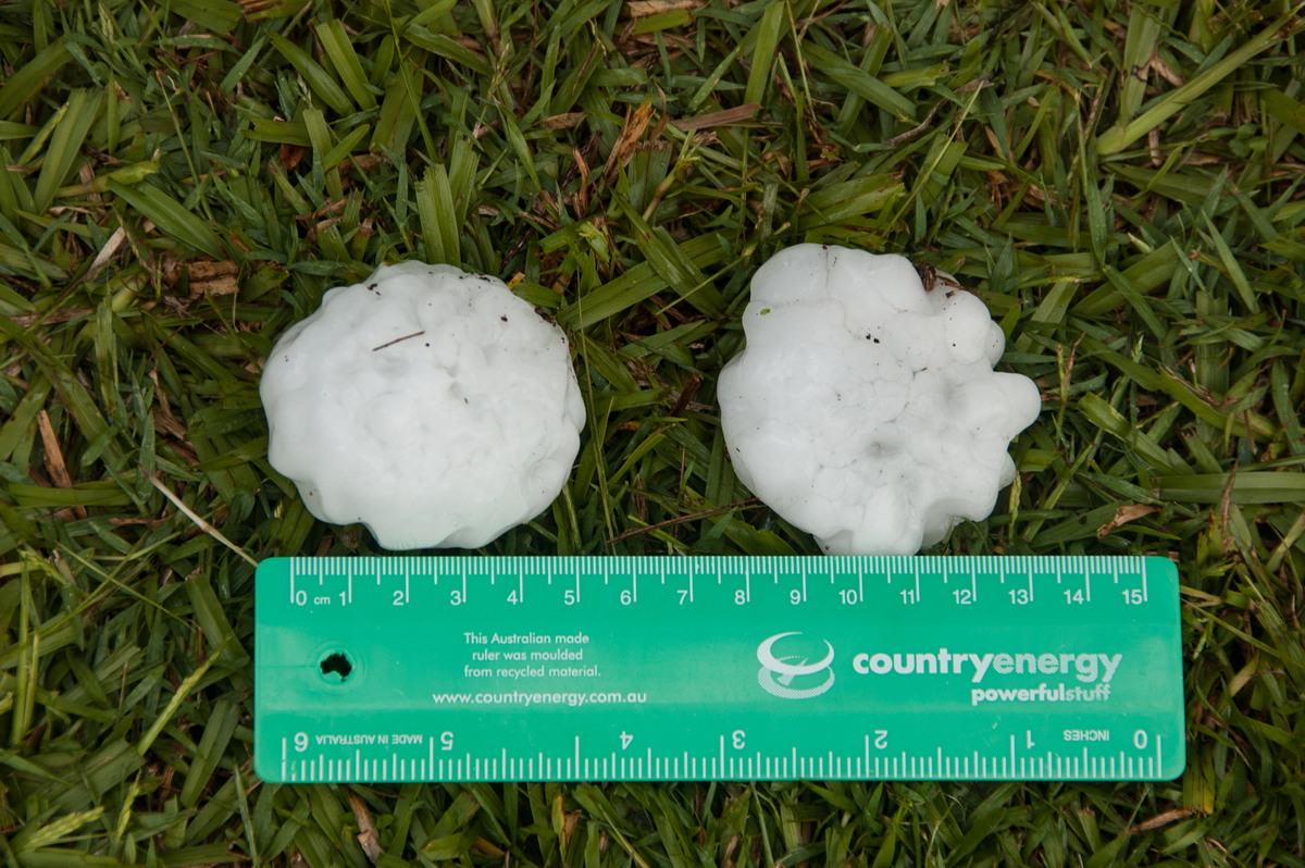 hailstones hail_stones : Lismore, NSW   30 December 2008