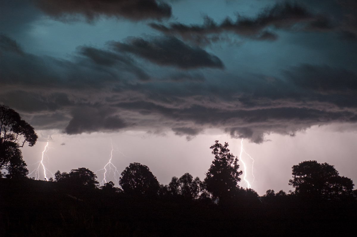 lightning lightning_bolts : McLeans Ridges, NSW   1 January 2009