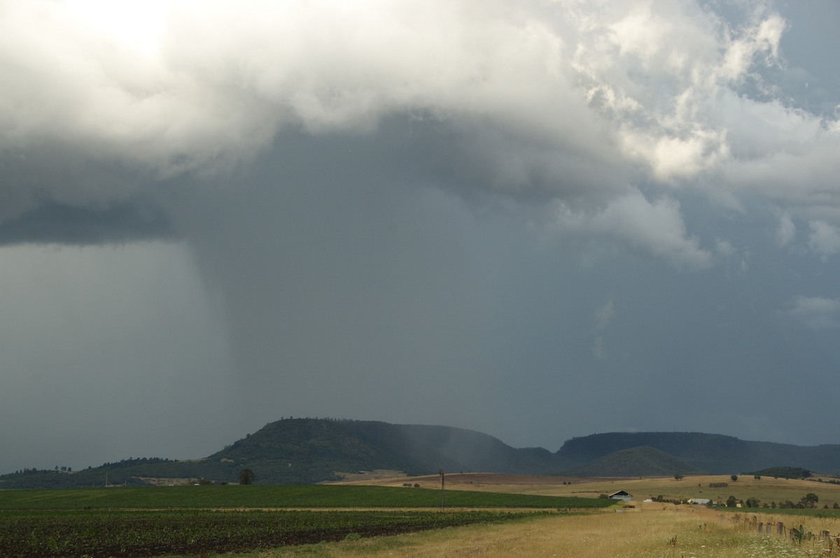 raincascade precipitation_cascade : near Warwick, QLD   24 January 2009