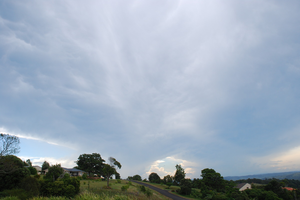 anvil thunderstorm_anvils : McLeans Ridges, NSW   24 January 2009