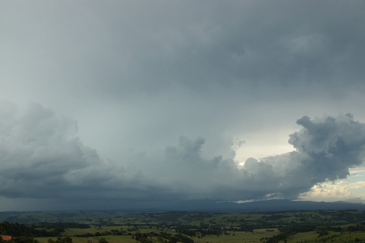 cumulonimbus thunderstorm_base : McLeans Ridges, NSW   19 February 2009