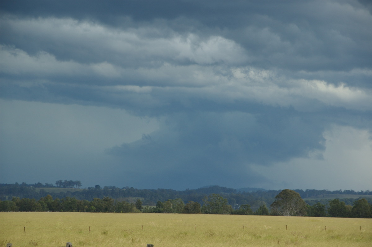 cumulonimbus thunderstorm_base : N of Casino, NSW   16 March 2009