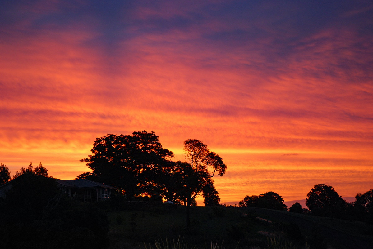 sunset sunset_pictures : McLeans Ridges, NSW   18 March 2009