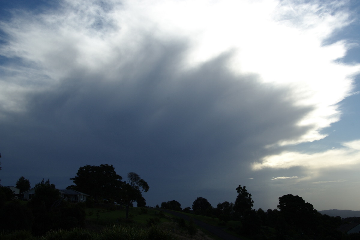 anvil thunderstorm_anvils : McLeans Ridges, NSW   17 April 2009