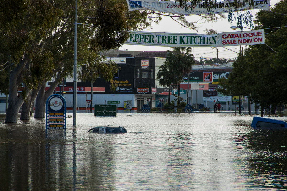 flashflooding flood_pictures : Lismore, NSW   22 May 2009