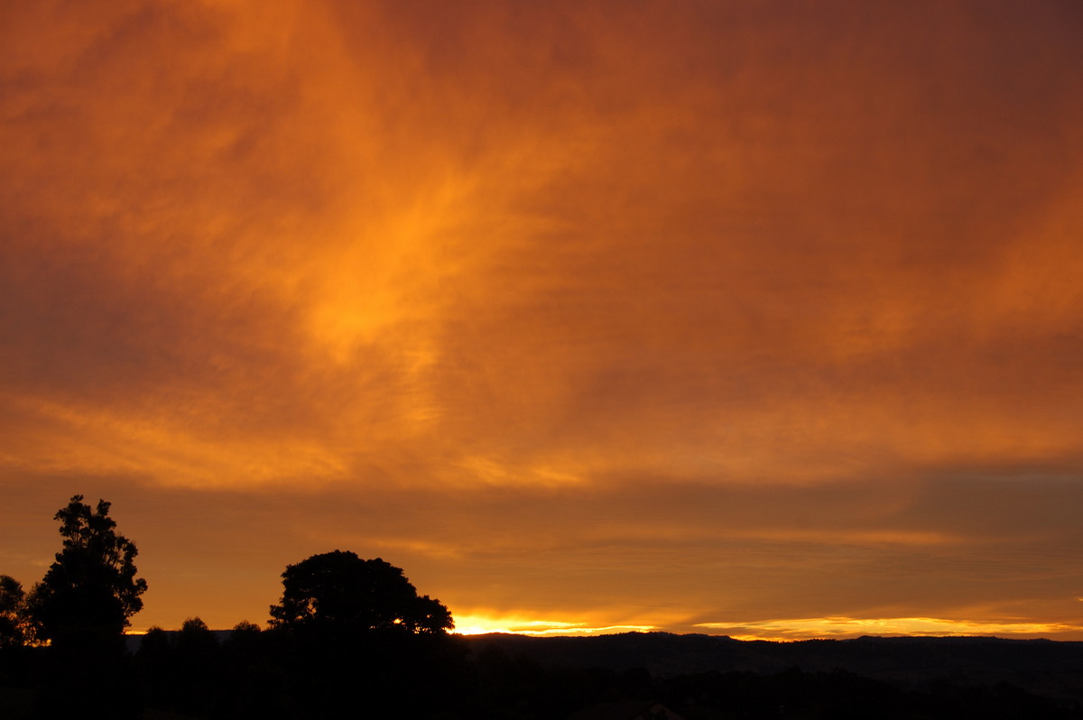 sunset sunset_pictures : McLeans Ridges, NSW   5 July 2009