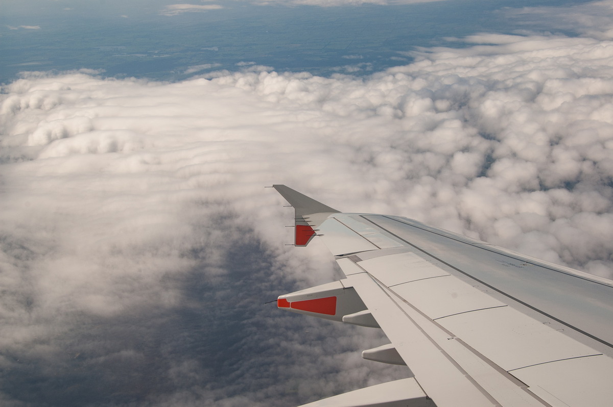 cloudsflying clouds_taken_from_plane : VIC   20 August 2009