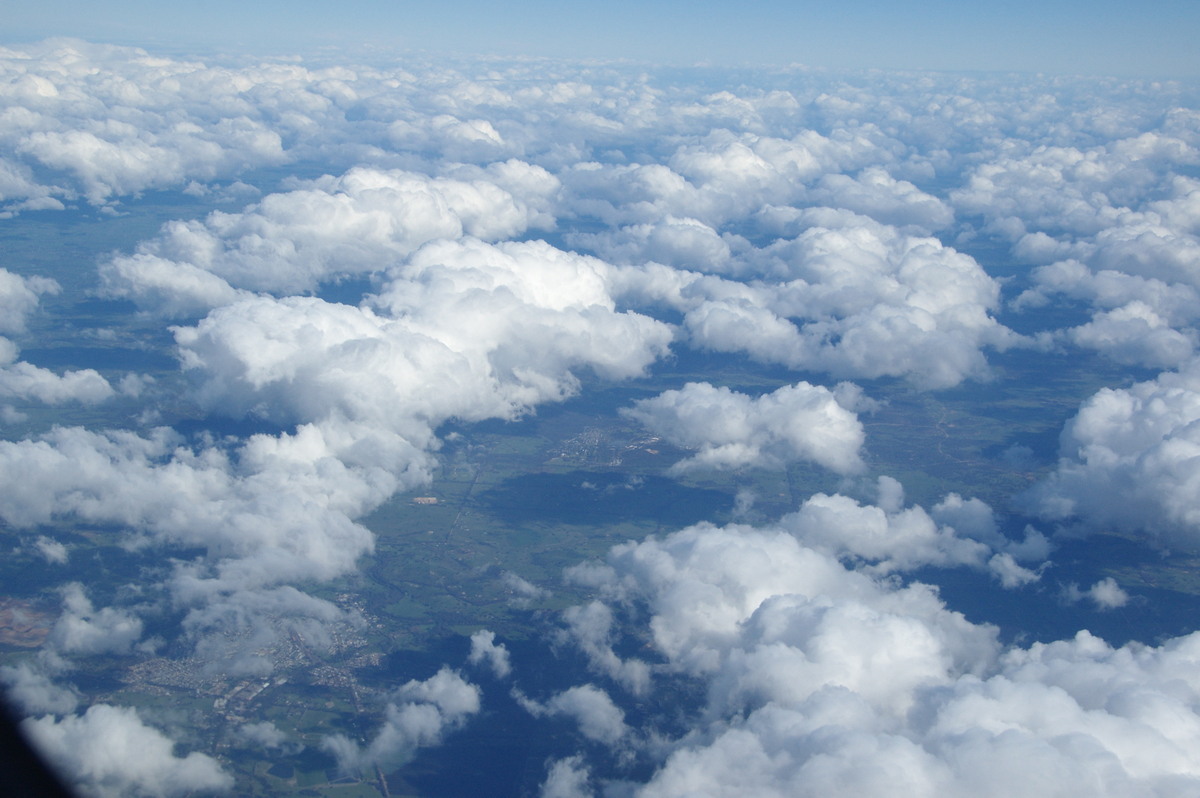 cloudsflying clouds_taken_from_plane : VIC   24 August 2009