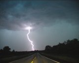 June 11 2003 Central Texas Supercells and squall line merge into MCS and spectacular anvil crawler display